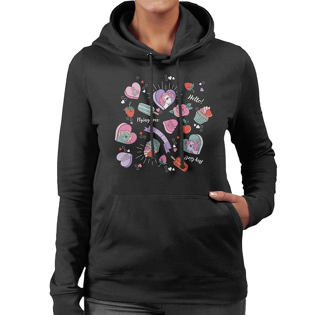 My Little Pony Hero Sweet Dreams Women's Hooded Sweatshirt Black Small