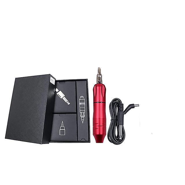 Slowmoose Electric Tattoo Machine Kit For Permanent Makeup-liner & Shader Red with box