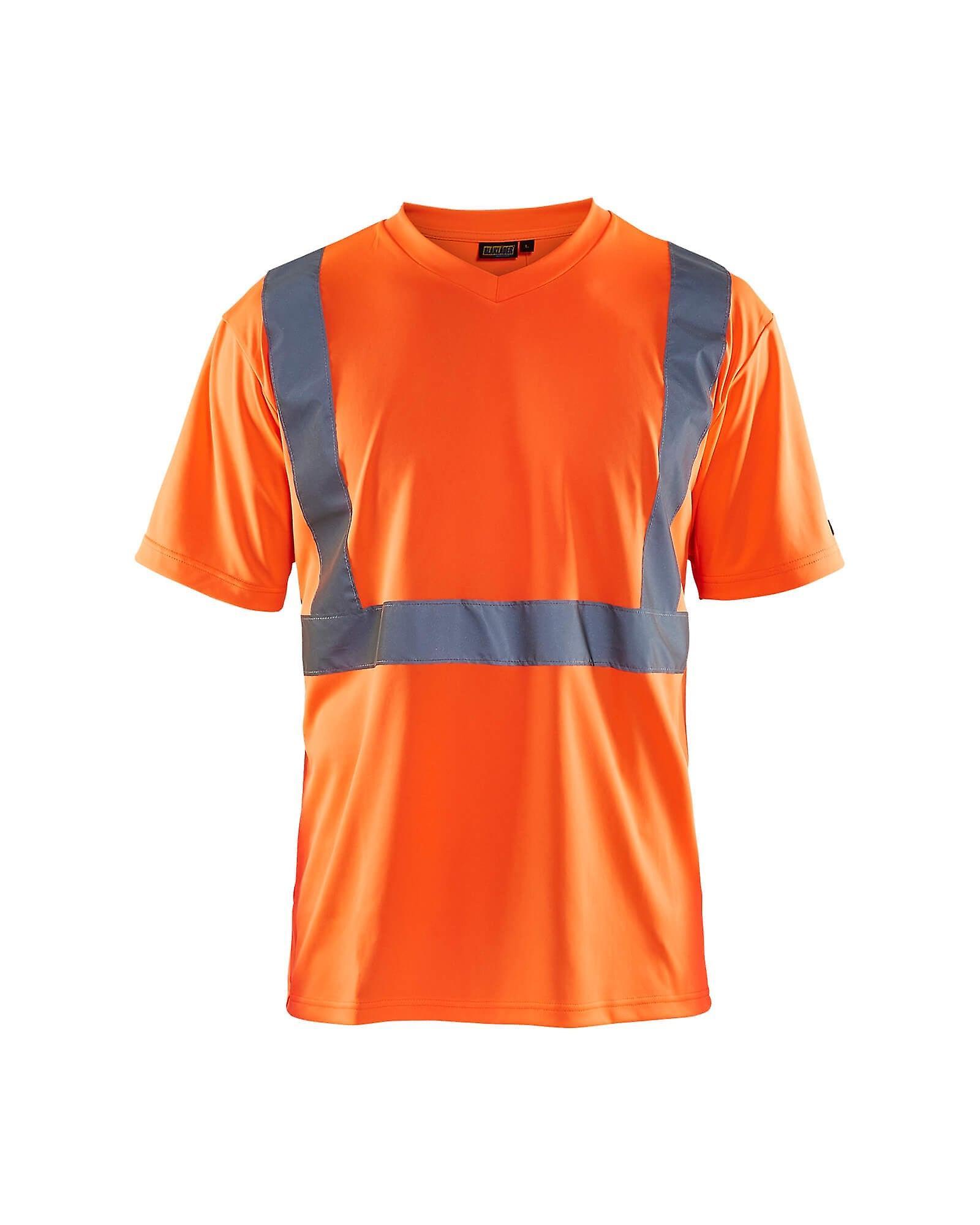 Blaklader 3313 hi-vis work t-shirt - mens (33131009) Orange L