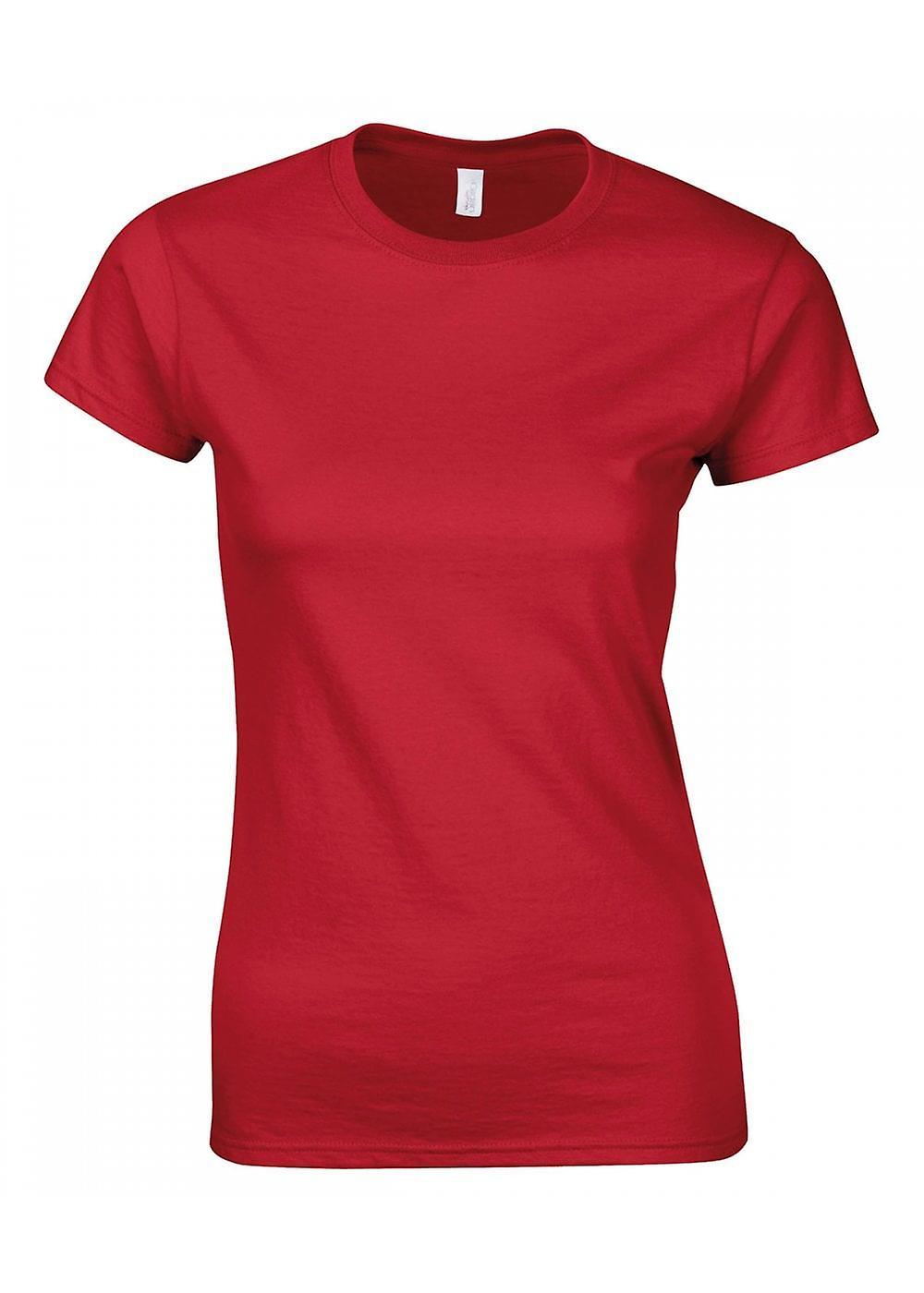 Women's Gildan Softstyle™ Women's Ringspun T-Shirt 64000L Red M