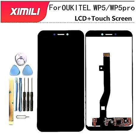 Begleri 5.5''100%Tested for OUKITEL WP5 LCD Display+Touch Screen Digitizer Assembly LCD+Touch DigitizerforOUKITEL WP5 PRO+Tools WP5  Black