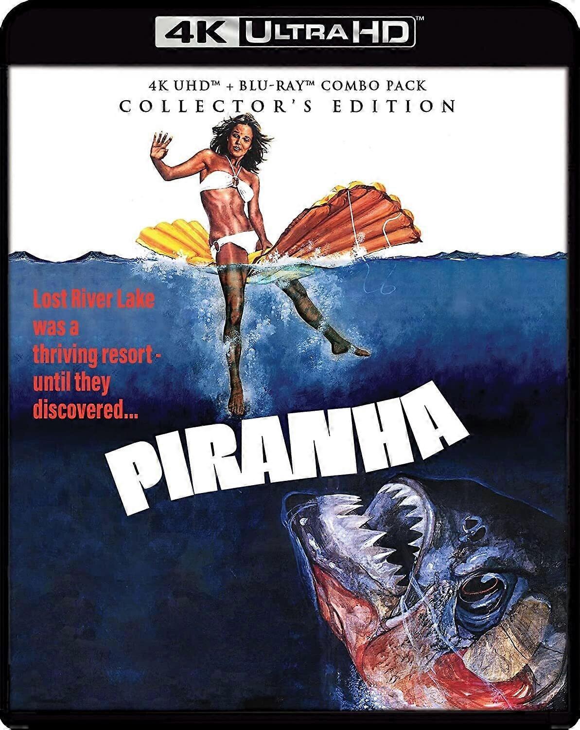 PIRANHA (1978) Piranha (Collector's Edition)  [ULTRA HD BLU-RAY REGION: A USA] With Blu-Ray, 4K Mastering, Collector's Ed, 2 Pack USA import