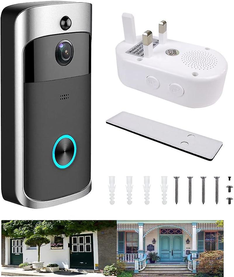 Veny Wireless Smart Video Doorbell - Pir Motion Detection, Security Door Bell Cam With Clear Night Vision