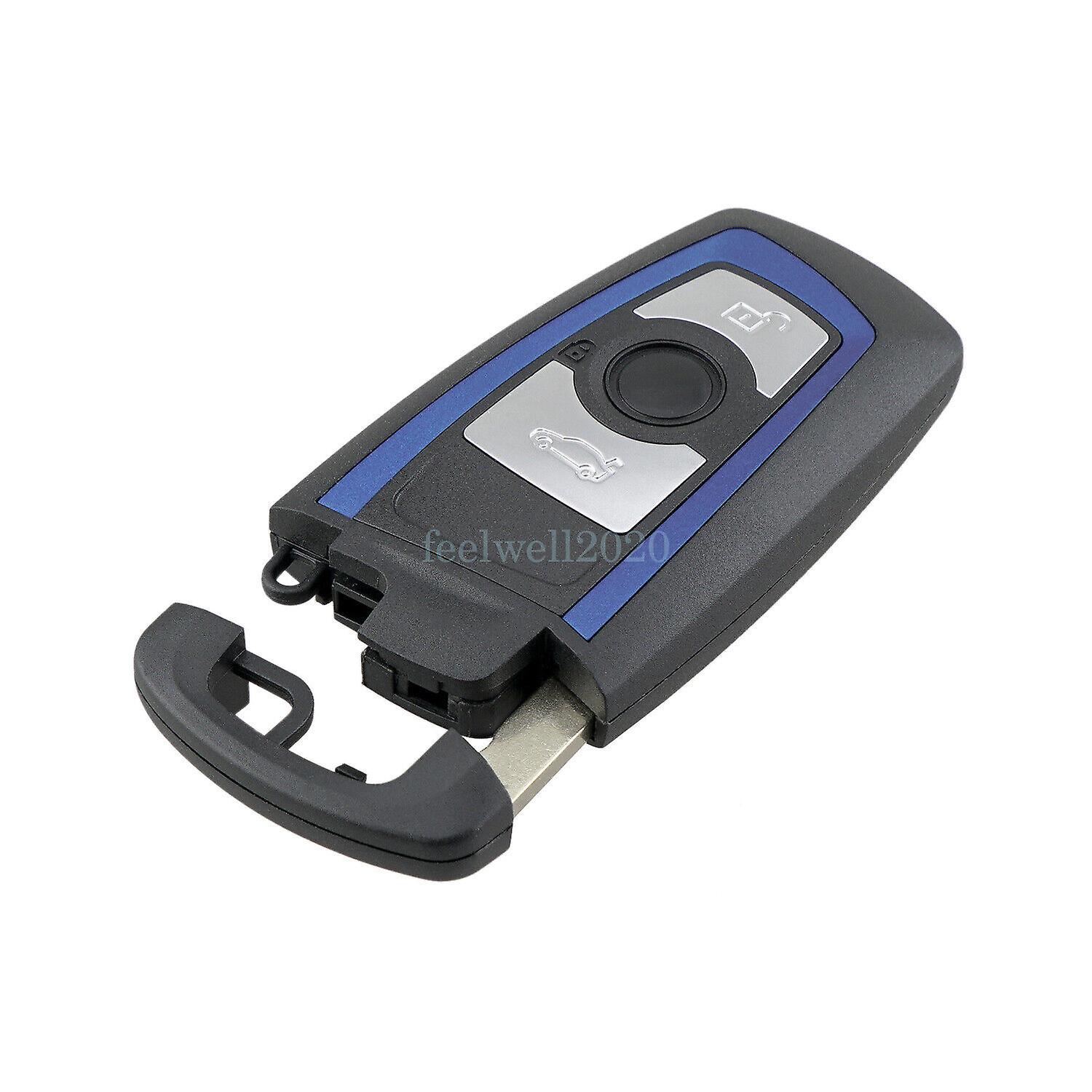 MediaTronixs Blue Remote Key Fob Case Cover Blade For BMW 1 2 3 4 SERIES F20 F22 F30 F31 F32