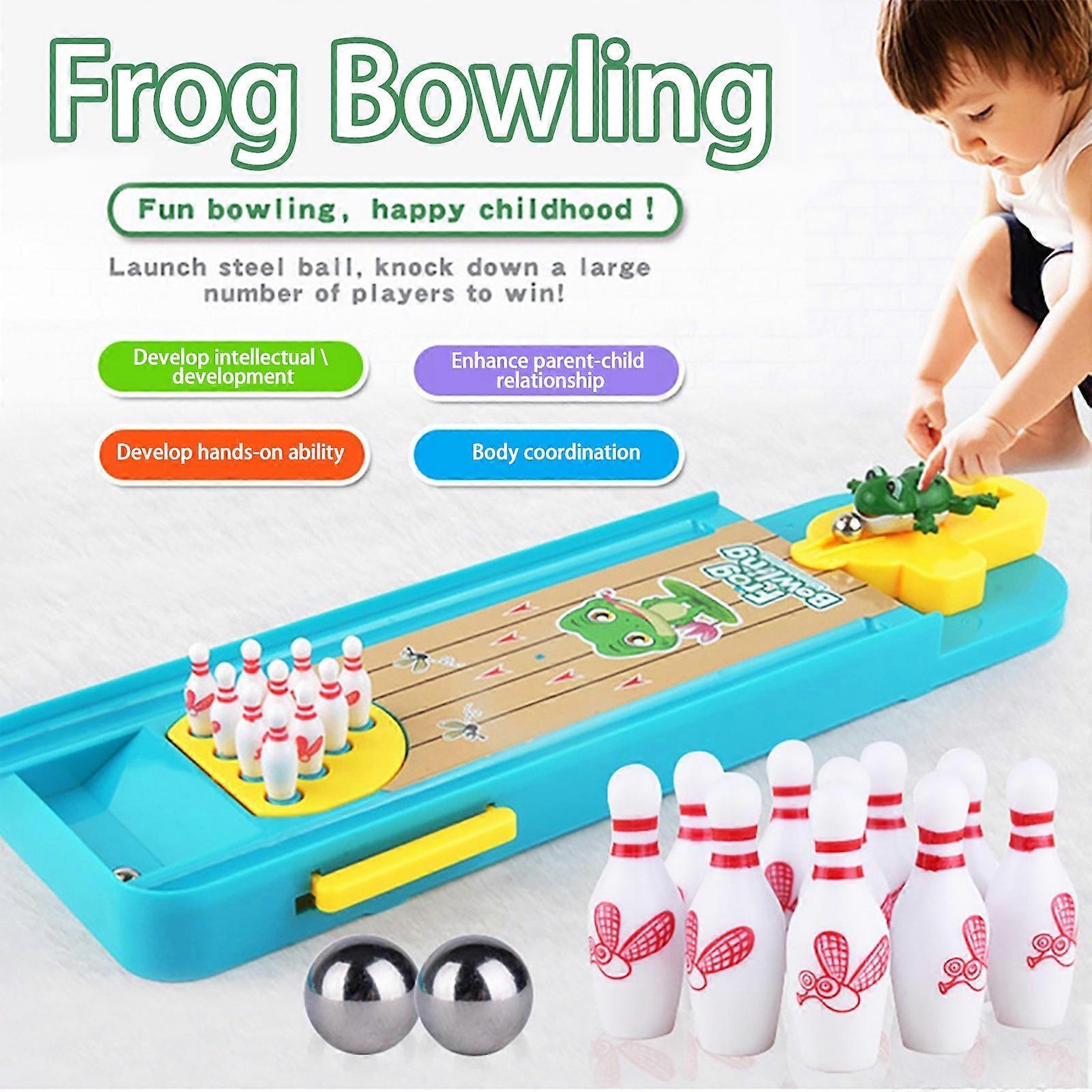 Flye Board Game Intelligence Toy Children's Bowling Small Catapult Ball Toy Mini Desktop Shooting Game 241203 A