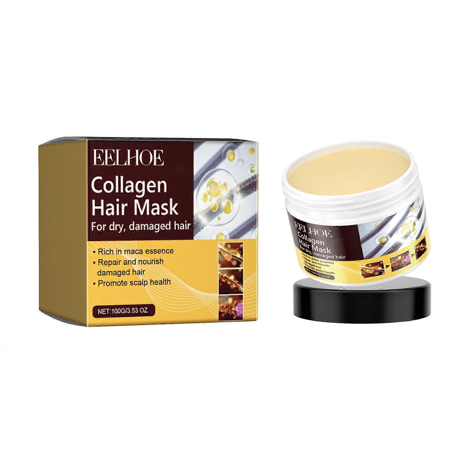 Taishh Collagen Hair Deep Repair Conditioning Argan Oil Collagen Hair Mask Essence Multi-color