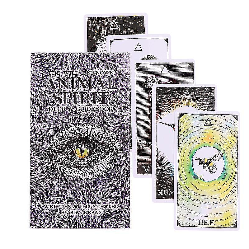 The Wild Unknown Animal Spirit Oracle Card Tarot Prophecy Divination Board Game - Sfygv