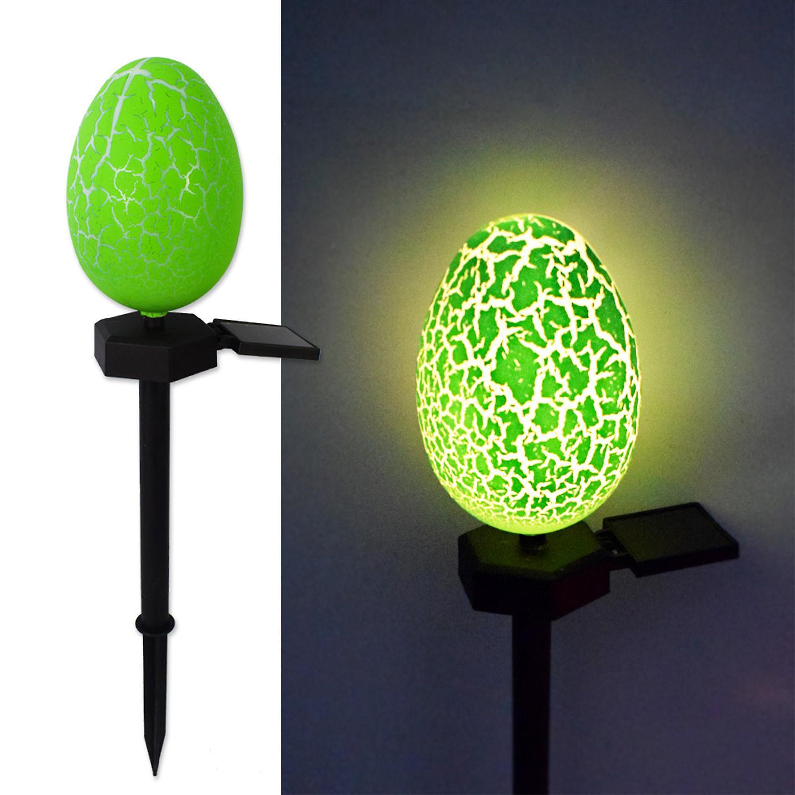 Baodan Outdoor Solar Lamp Simulation Easter Eggs Courtyard Decoration Lamp Ground Night Light eierfarben ostern GN