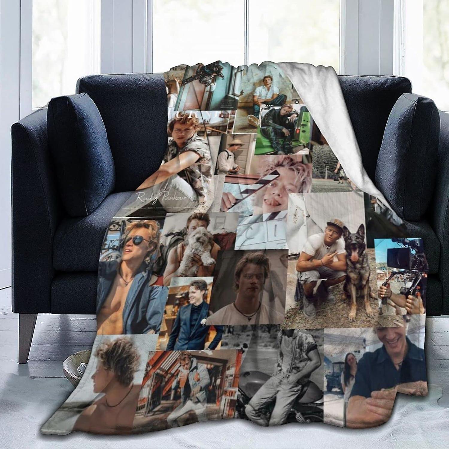 Kerota WT086 Collage Blanket Jj Maybank Outer Banks Flannel Blanket Soft and Comfortable Warm Throw Blankets for Sofa Bed Car Camp Blanket 50x40in ...