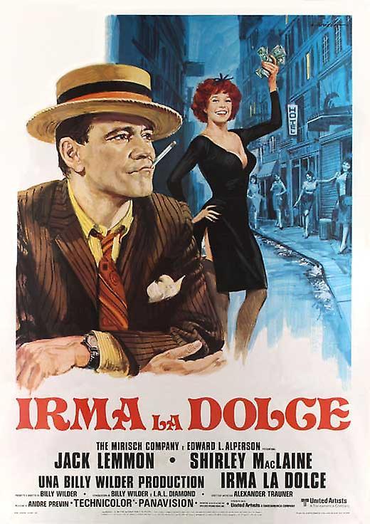 Pop Culture Graphics Irma La Douce Movie Poster (11 x 17) 11.00 x 17.00