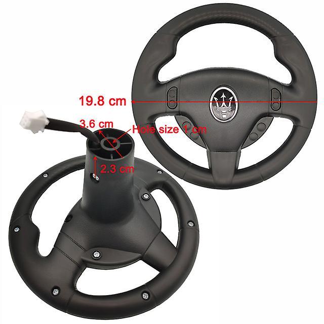 Unitoney Children Electric Car Steering Wheel Hc-8188 Kid's Electric Vehicle Steering Wheel, Karting Steering Wheel Maserati