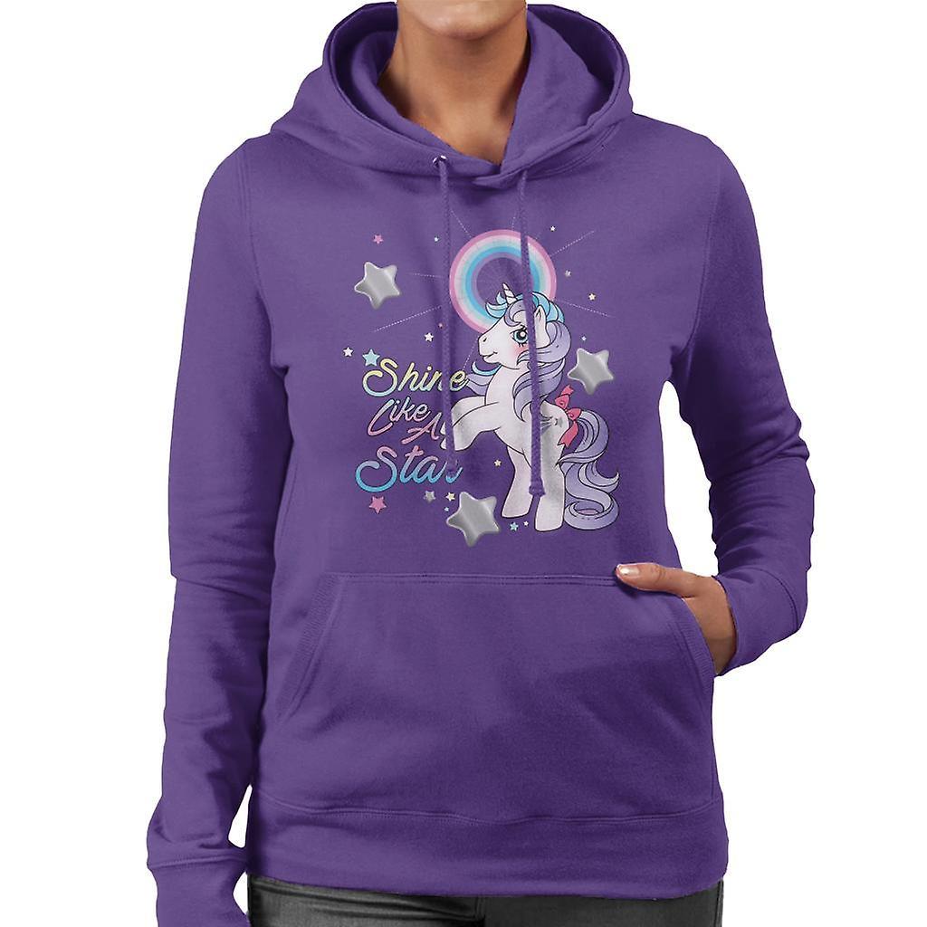 My Little Pony Shine Like A Star Women's Hooded Sweatshirt Purple Small