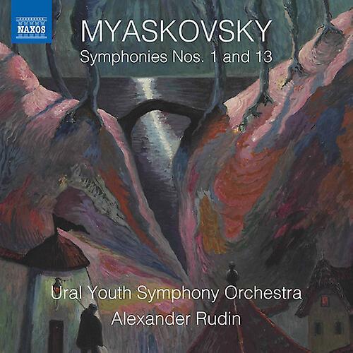 Naxos Myaskovsky / Ural Youth Symphony Orchestra / Rudin - Symphonies 1 & 13 [COMPACT DISCS] USA Import