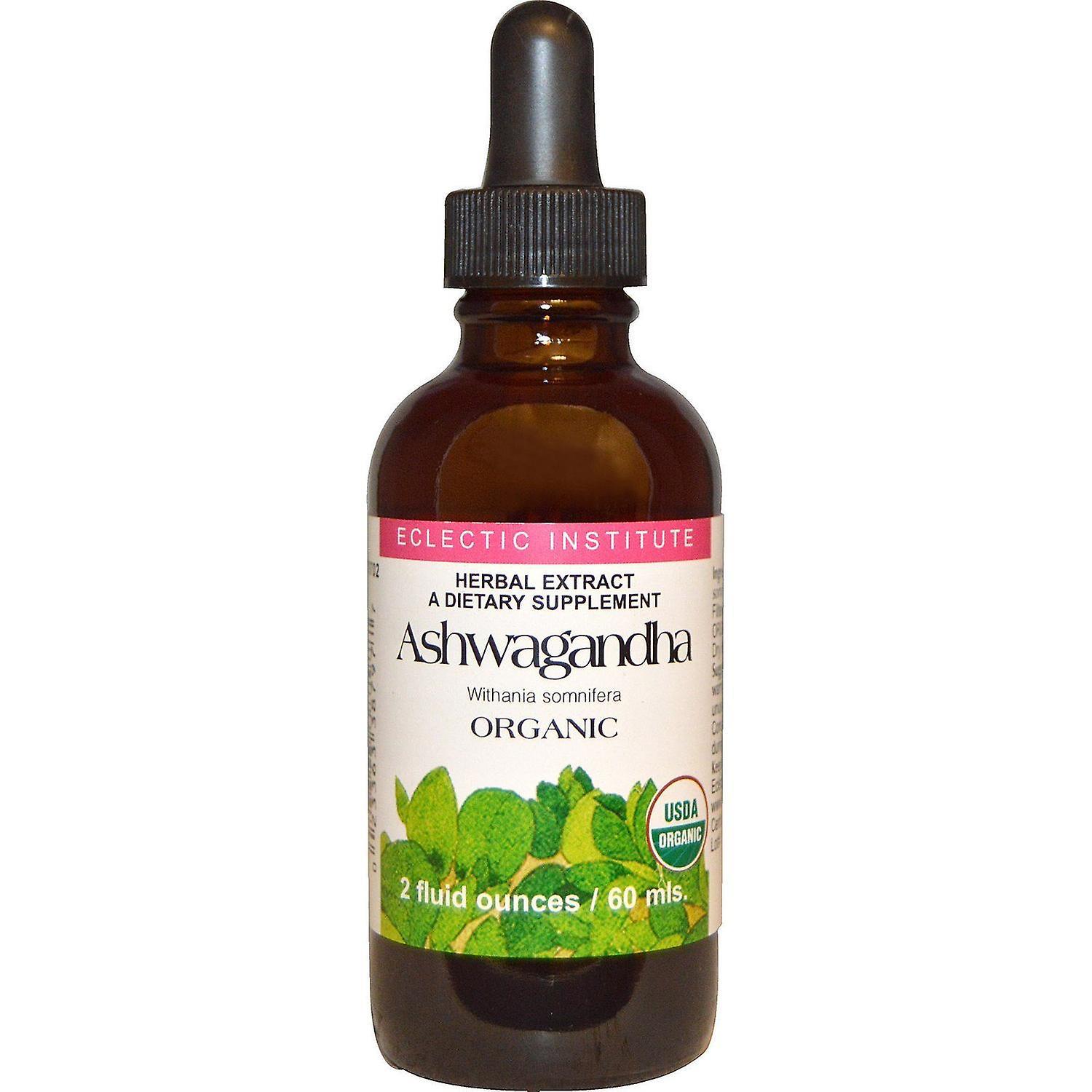 Eclectic Institute, Organic Ashwagandha, 2 fl oz (60 ml)