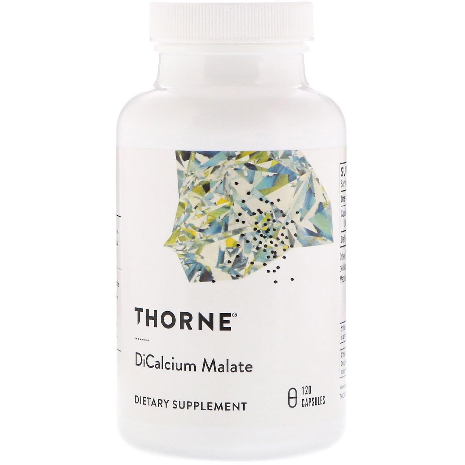 Thorne Research, Dicalcium Malate, 120 Capsules