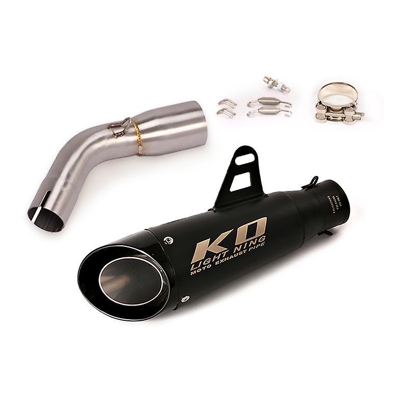 Muggyz For Suzuki Sv650 2016-2022 Motorcycle Exhaust Escape Pipe Muffler Mid Link Pipe Slip On Without Db Killer Stainless Steel F