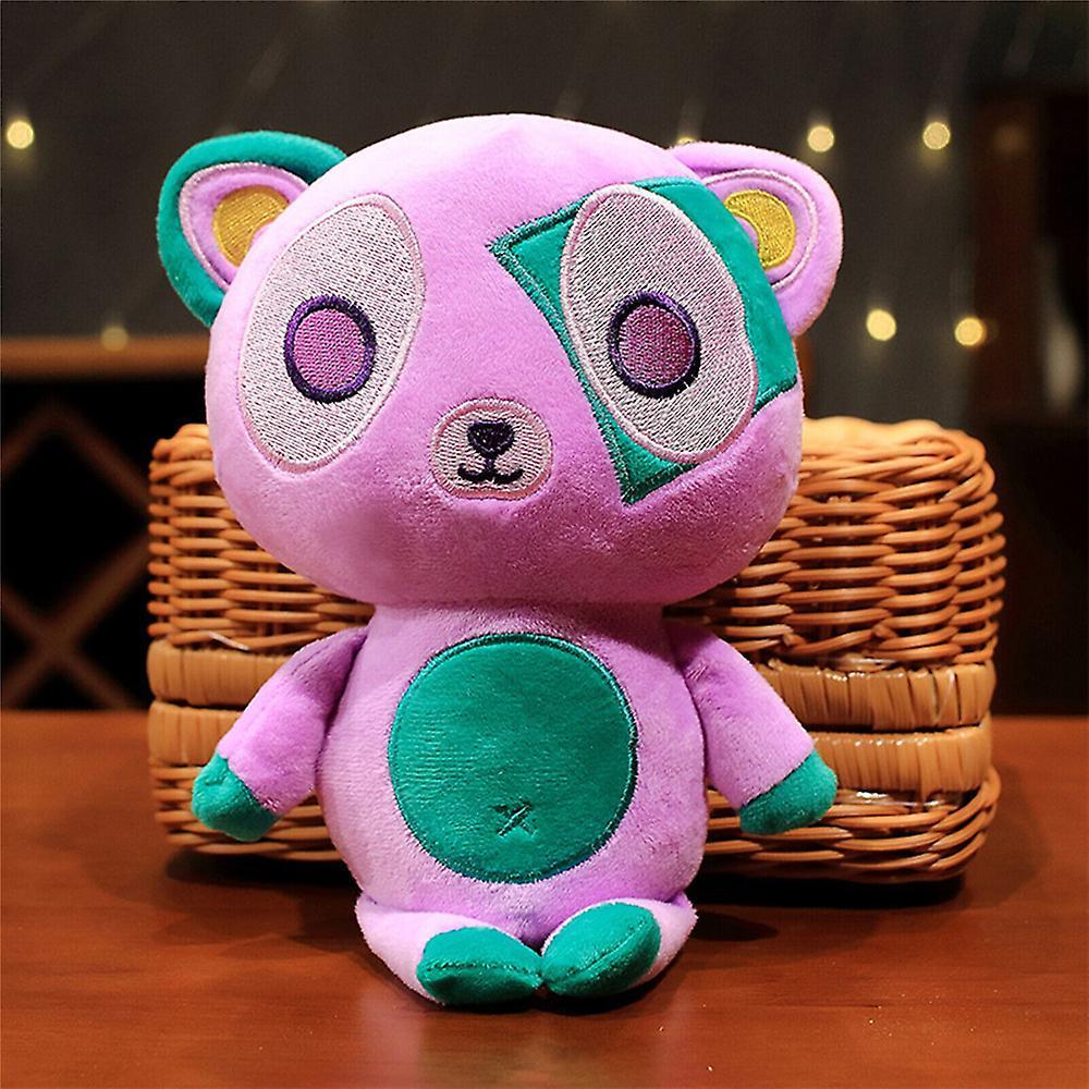 Bestdaily Fluffy Funneh Plush Toy Its The Krew District Cartoon Stuffed Animal Plushie Doll Soft Teddy Bear Kids Xmas Gifts E