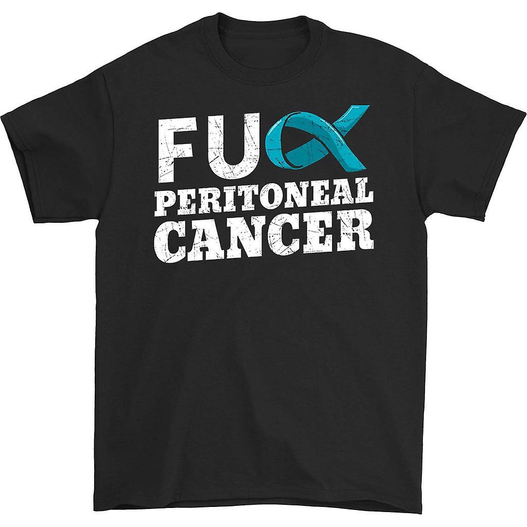 HISHARK Fuck peritonial cancer t-shirt Black M