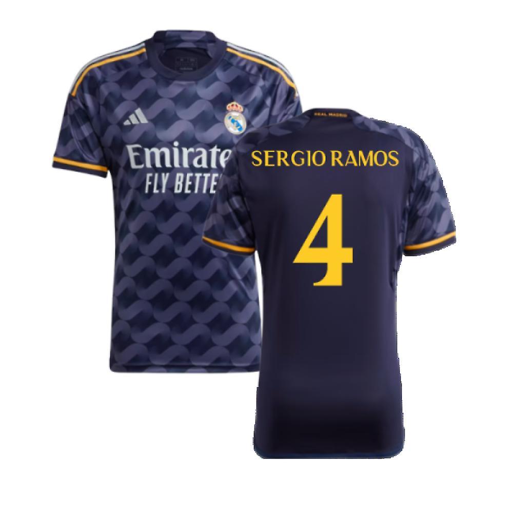 Adidas 2023-2024 Real Madrid Away Shirt (Sergio Ramos 4) Navy XXL 46-48 inch Chest