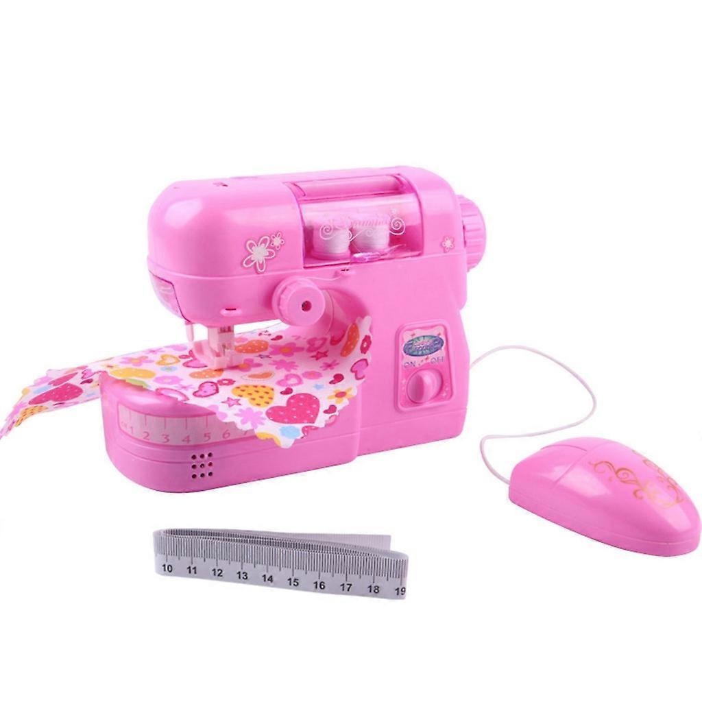 unbrand Children Sewing Machine Toy for Kids Ages 8 and Up Pink Toy Pretend Play