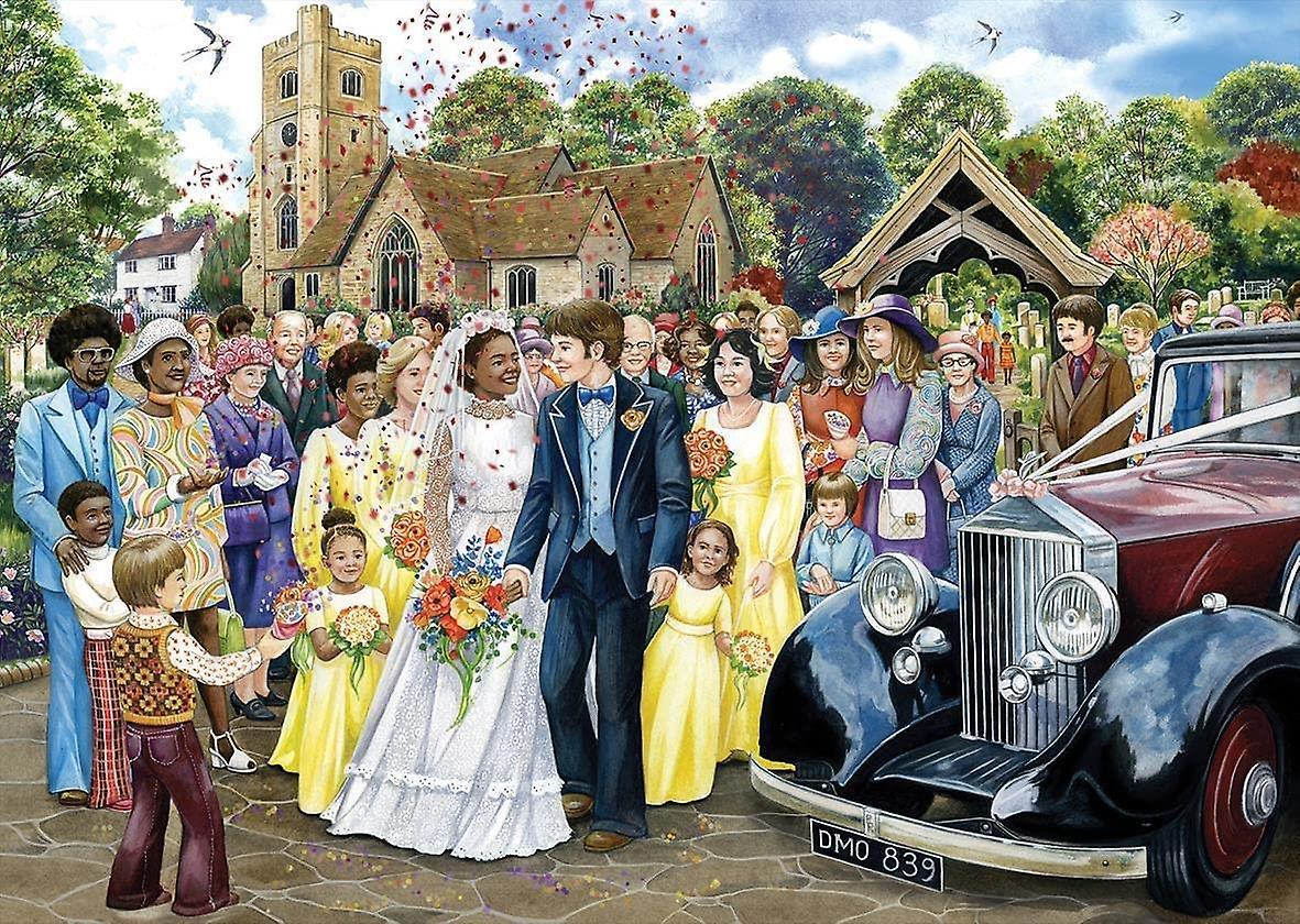 Falcon De Luxe Falcon Deluxe The Wedding Jigsaw Puzzle (500 Pieces)