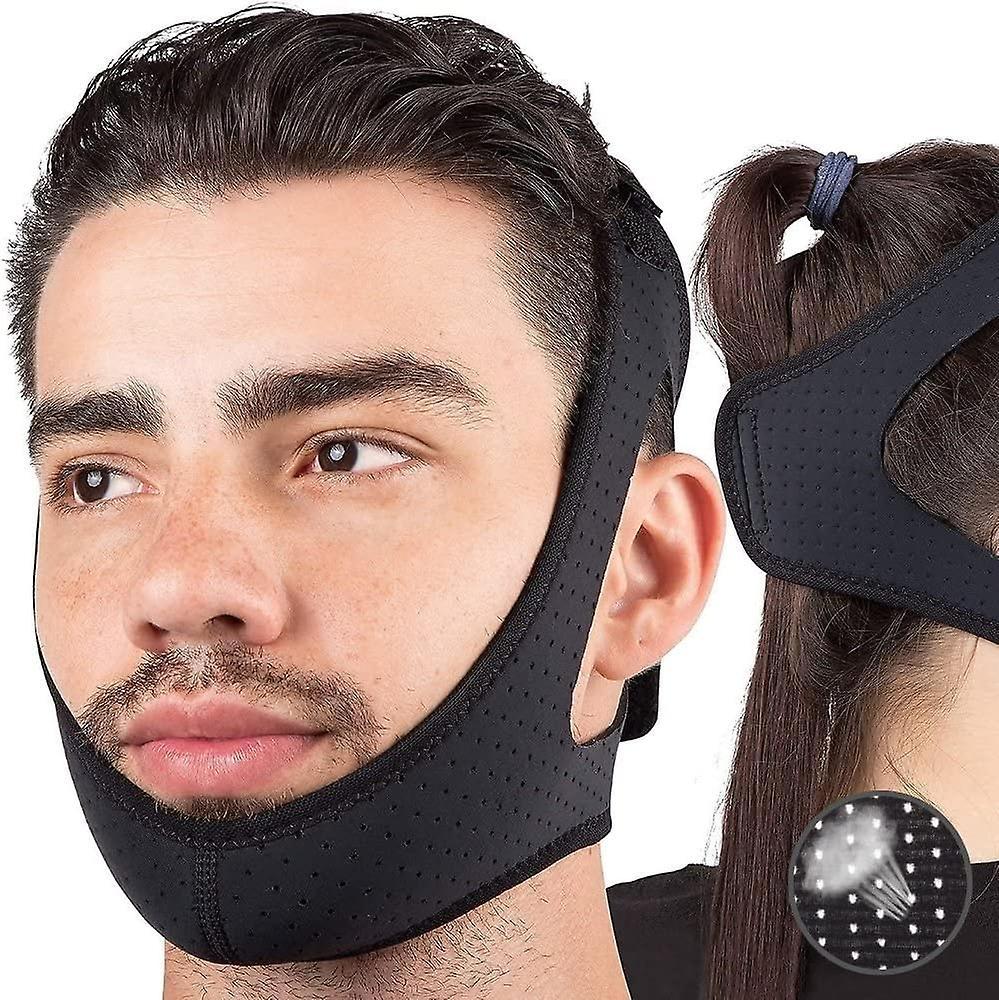 SG Anti Snore Chin Strap, Chin Straps For Snoring, Flexible Breathable Anti Snoring Device, Sleep Aid Solution Flexible Adjustable Face Slimmer For...