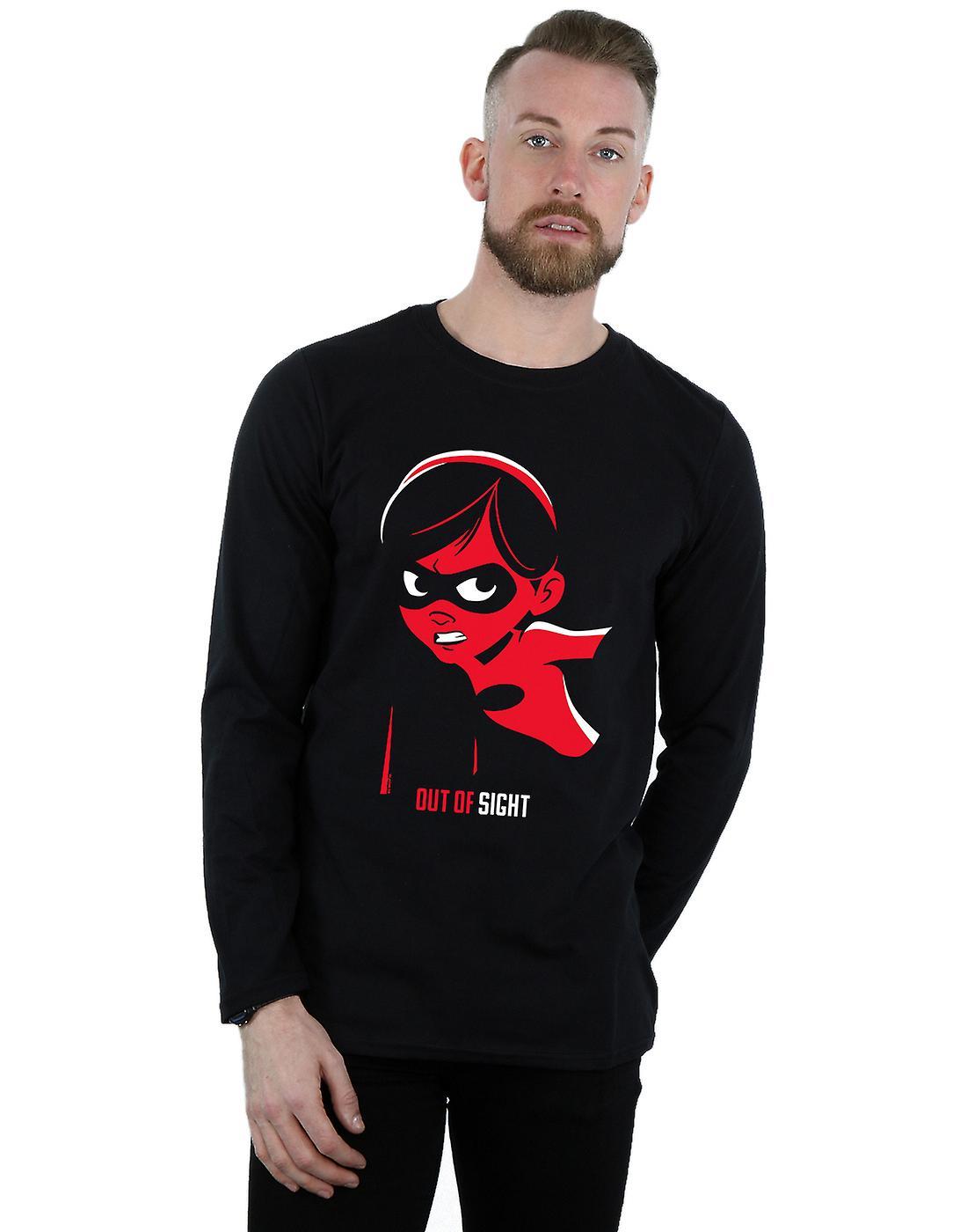 Absolute Cult Disney Men's Incredibles 2 Incredible Girl Long Sleeved T-Shirt Black Medium