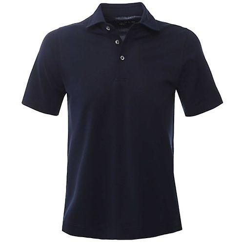 Circolo 1901 Mercerised Pique Polo Shirt Navy MEDIUM