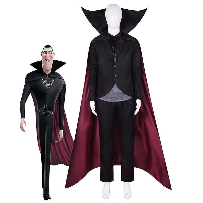 Baiyis Vampire Costume Full Set Dracula Cosplay for Adults and Children Halloween Disguise Carnival Party Costume 130