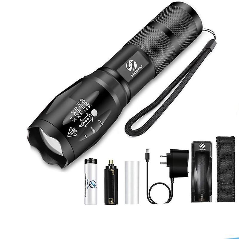 Slowmoose 5 Modes, Led Flashlight- Ultra Bright Torch T6-Low brightness