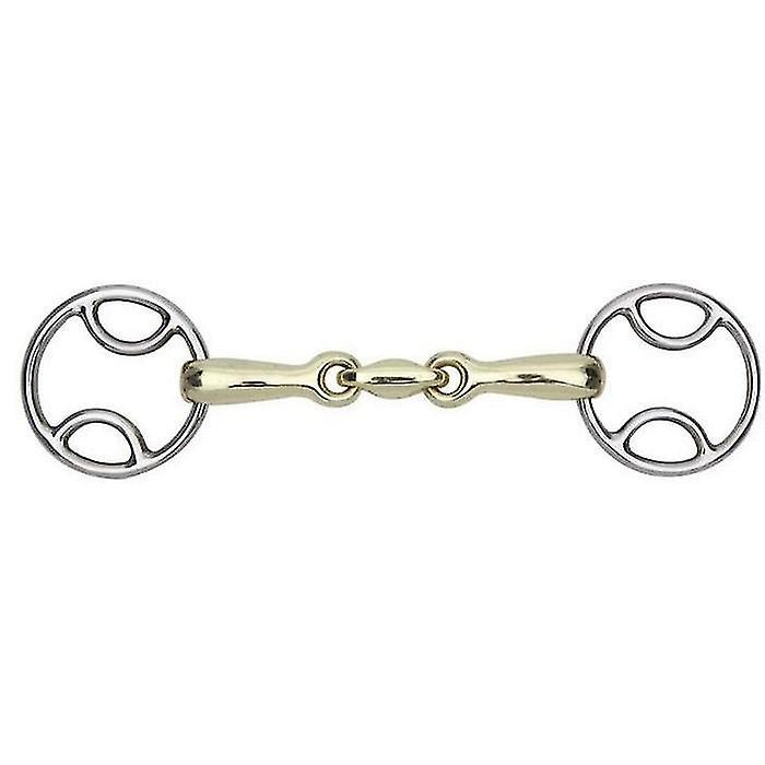 Shires Brass Lozenge Horse Bevel Bit 5in