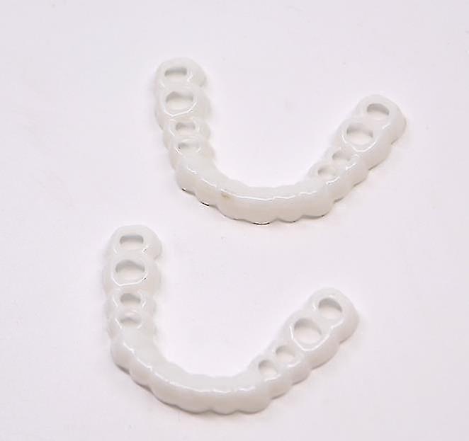 Scaji Perfect Smile Veneers Comfort Fit, Flex Denture Paste Braces Lower teeth