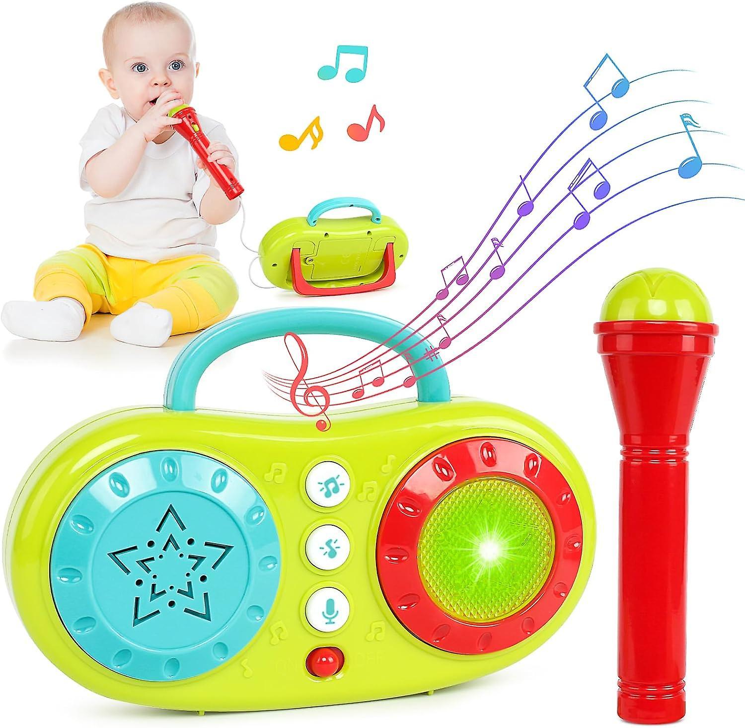 Maromalife Baby Karaoke Machine Toy For Kids 12-18 Months, Singing Microphone Toy For 1 2 3 4+ Year Old Boys Girls, Toddler Music Player Learning T...