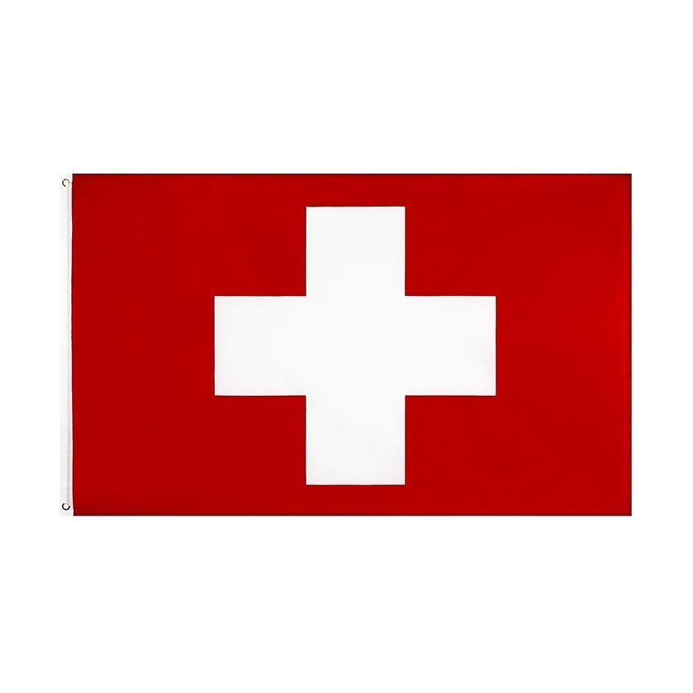 Scitoo Election  90x150cm 120x180cm 150x240cm White Cross Ch Che Swiss Switzerland Flag 90 x 150cm