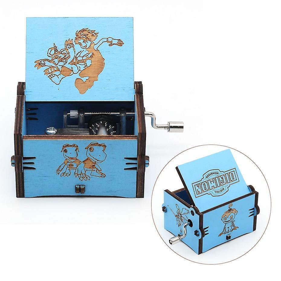 Slowmoose Hand Crank, Wooden Music Box To Someone Special Digimon