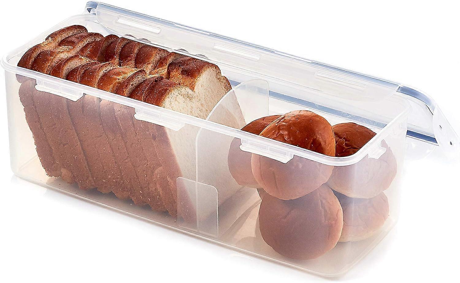 Szyy Easy Essentials Food Storage lids/Airtight containers BPA Free Bread Box-21.1 Cup Clear