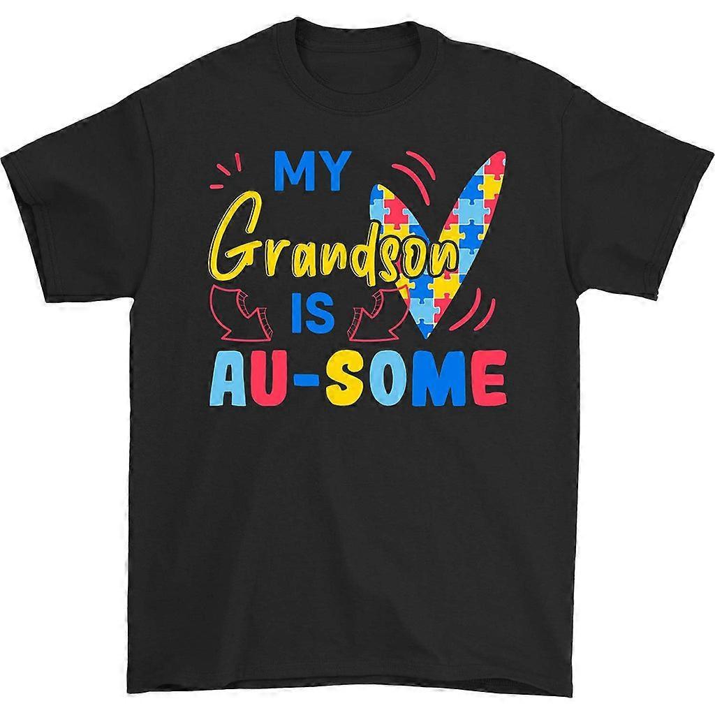 Fuzhou Bingyu Supply Chain Services Co., Ltd. My Grandson Is Au-some T-shirt Black L