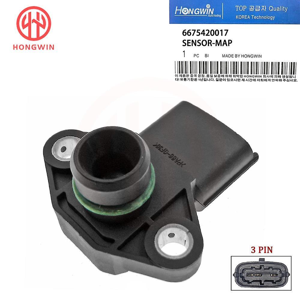 Unbrand For Ssangyong Actyon Kyron Rexton Rodius Stavic 2.0 2.7 Manifold Absolute Booster Pressure Sensor 6675420017 84.3009 7472573