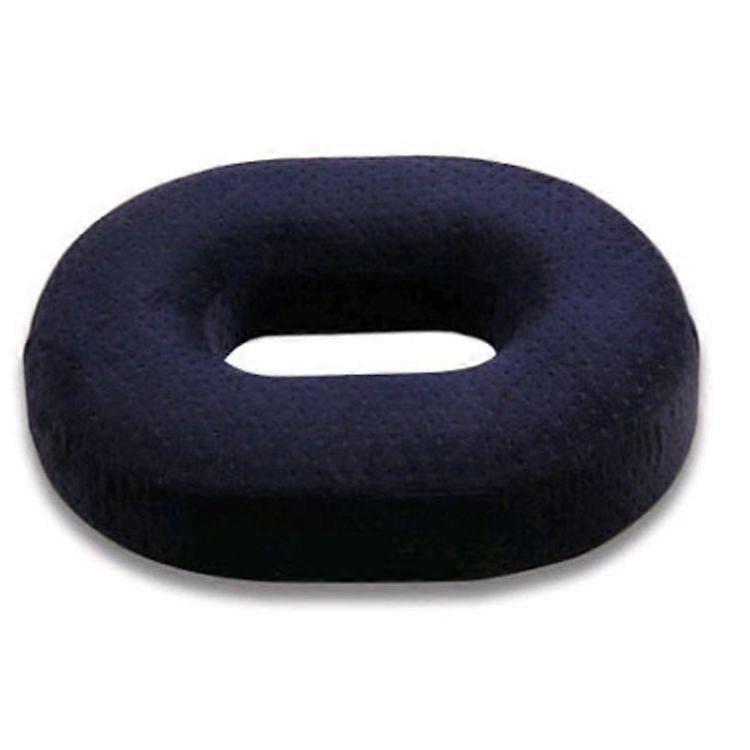 Shanxi Shuishuidiansan Trading Coccyx Pain Relief Memory Foam Ring Chair Seat Cushion Pillow Dark Blue