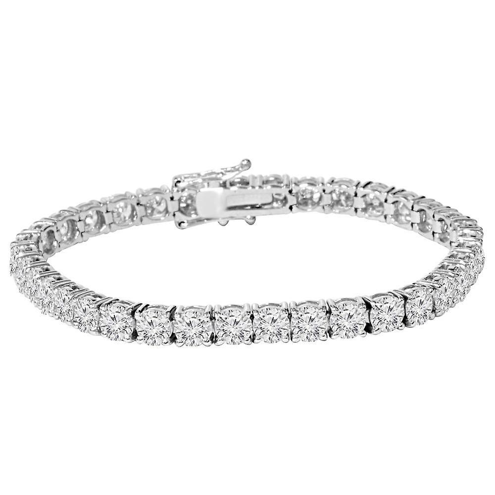 Pompeii3 9 ct Genuine Diamond Tennis Bracelet 7" 14K White Gold