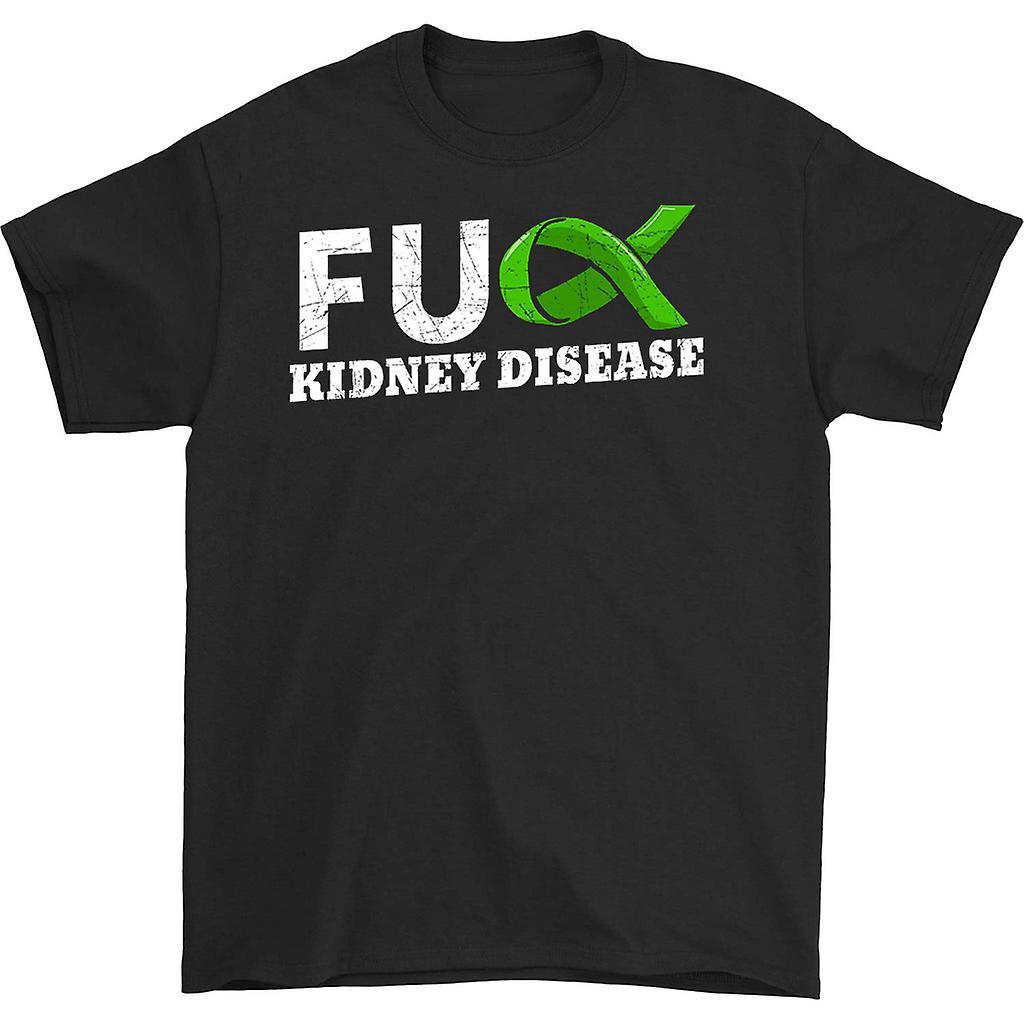 HISHARK Fuck kidney disease t-shirt Black L