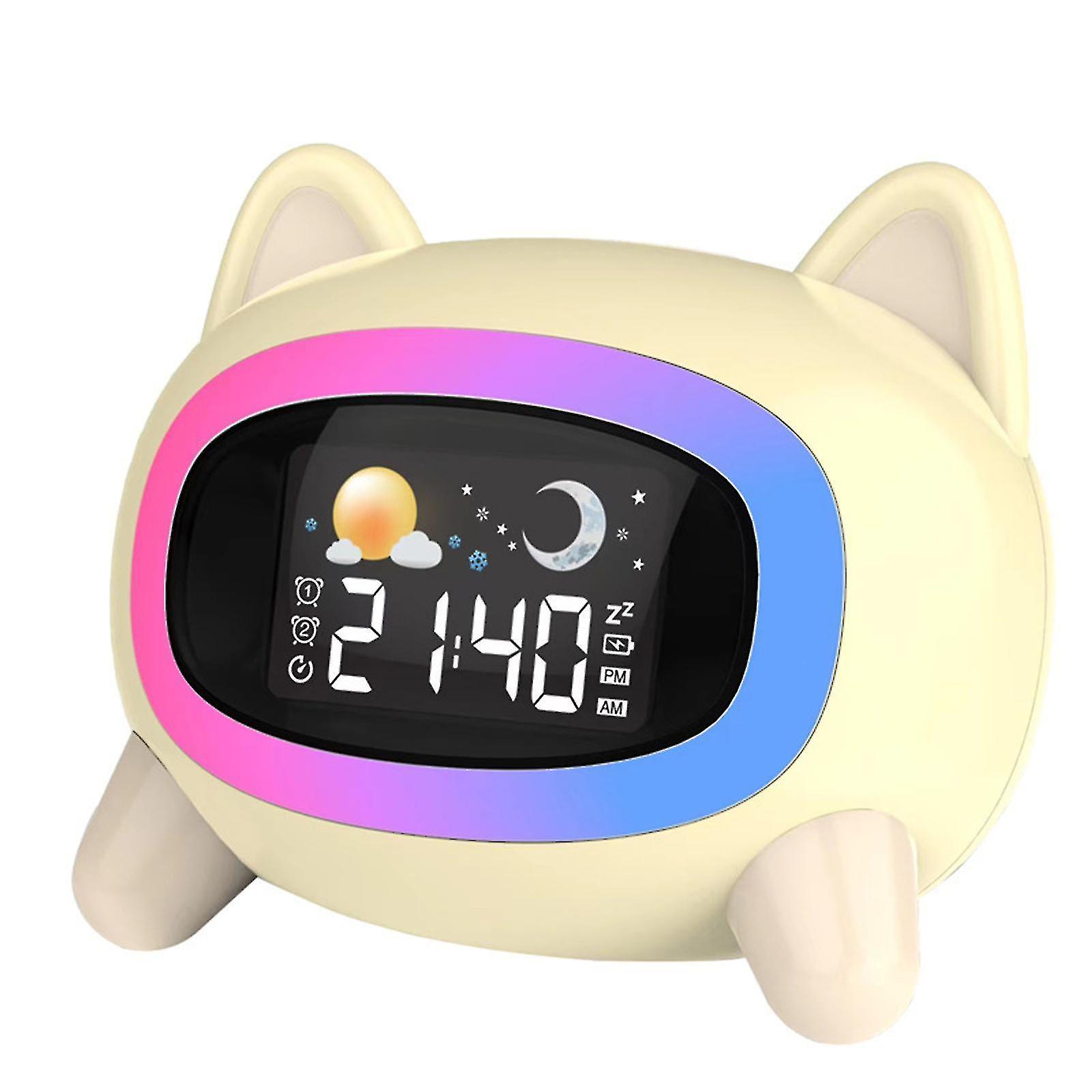 Tianzun Kids Alarm Clock Cute,ok To Wake Alarm Clock For Kids,sleep Training Clock With Night Light&sleep Sound Machine dog