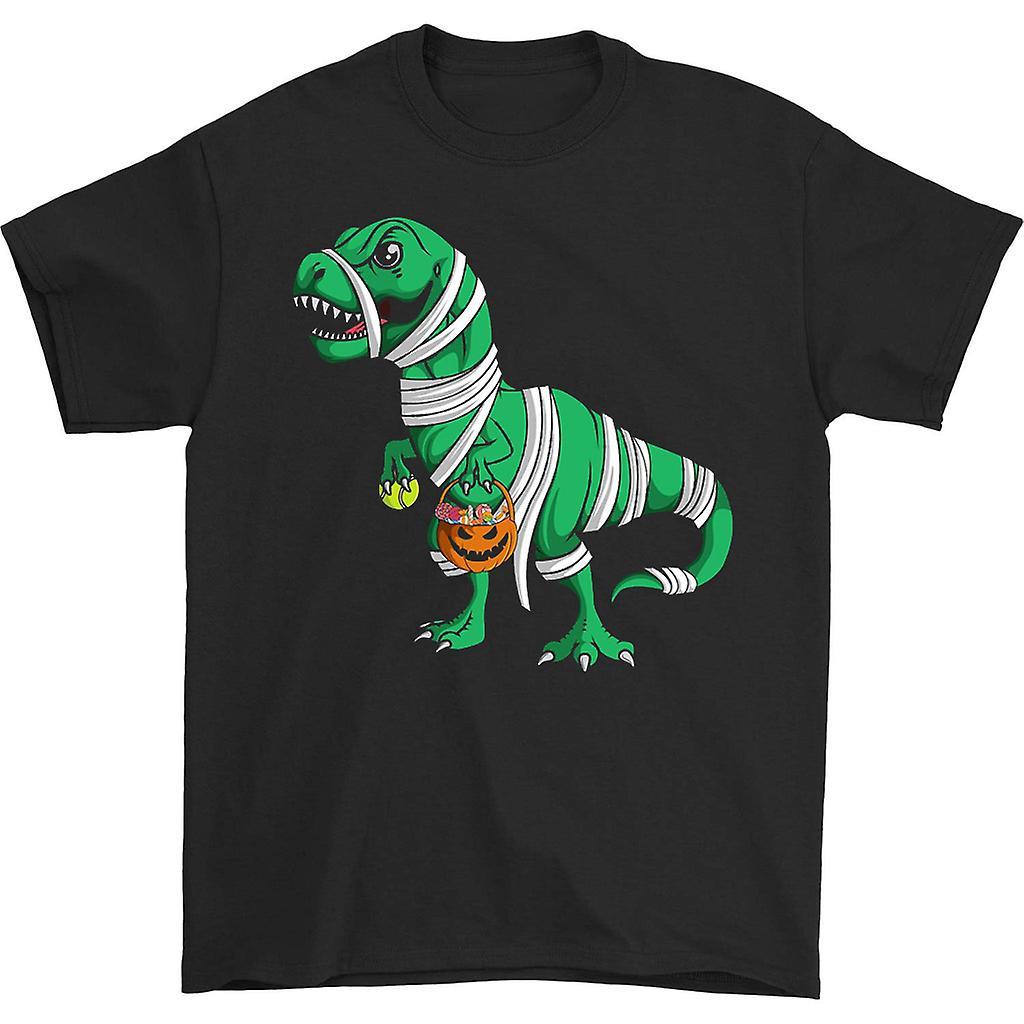 HISHARK Mummy t-rex t-shirt black L