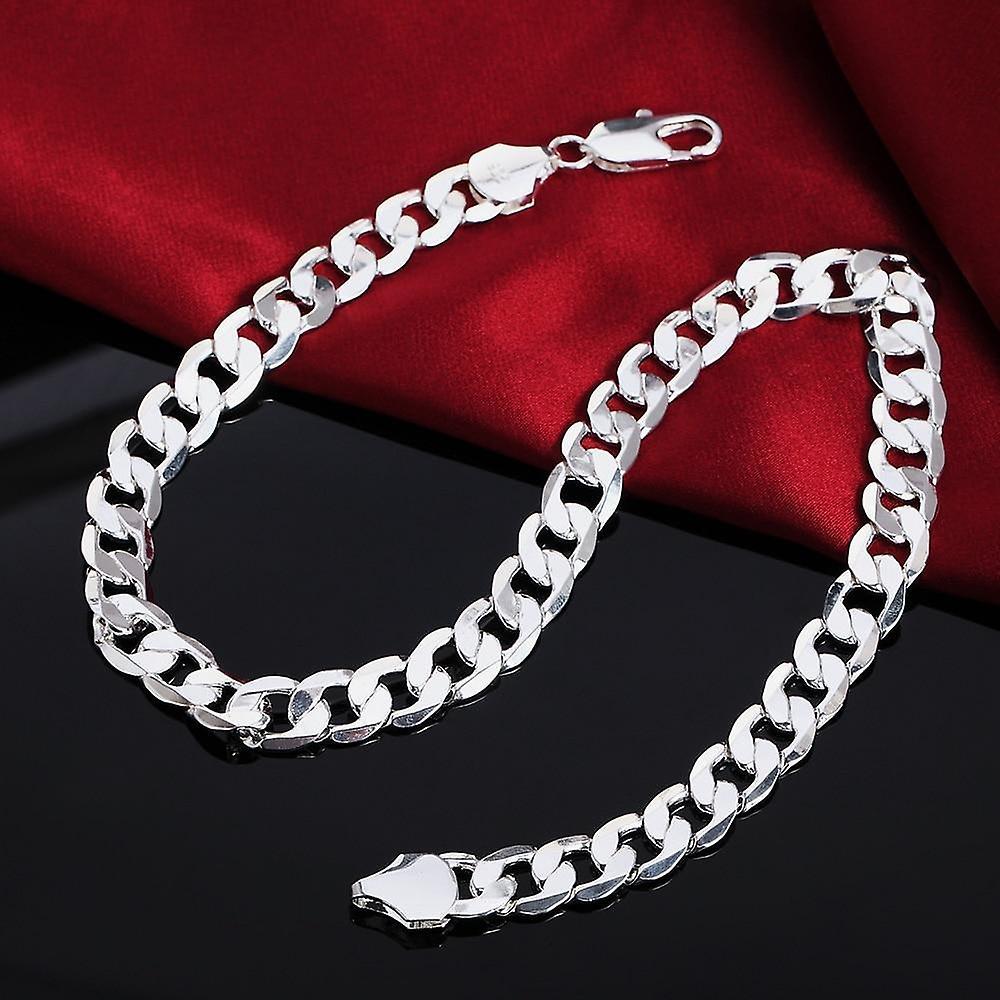 Nordic Silver Cuban Chain Necklace 60cm