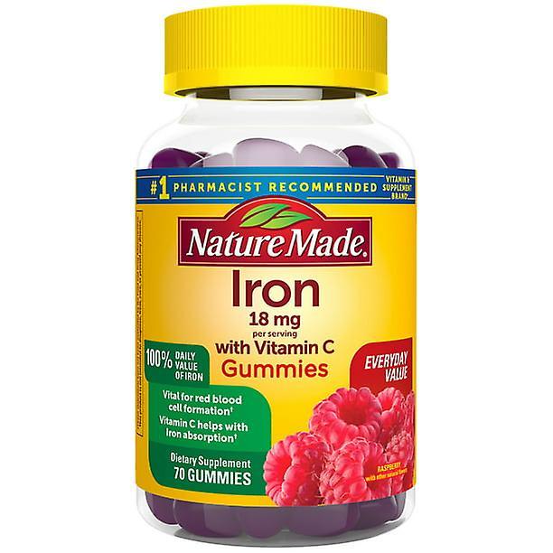 Nature Made Iron With Vitamin C Gummies, 70 Count