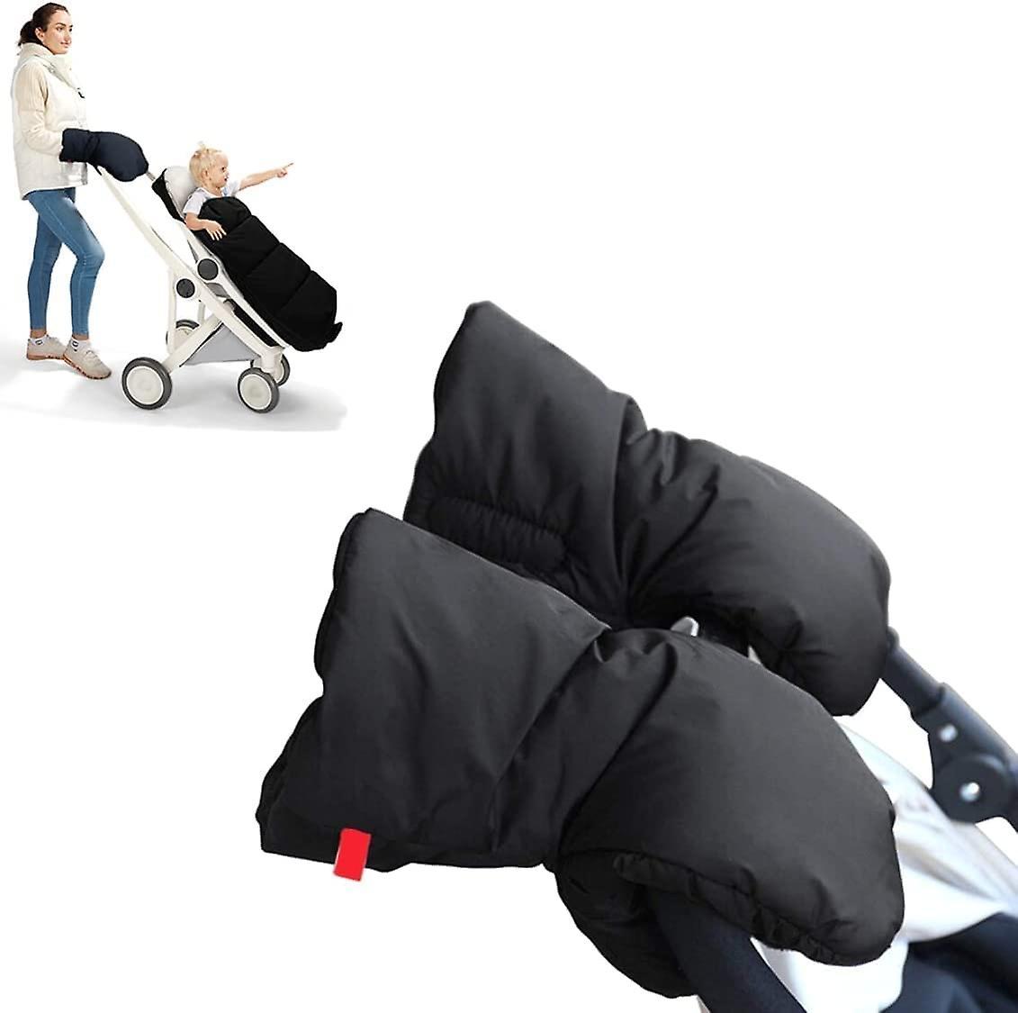 Dewenwils Dww-Universal Baby Stroller Gloves, Stroller Gloves, Extra Thick, Warm, Waterproof, Anti-Freeze, Golf Gloves, Shopping Cart, Winter Water...