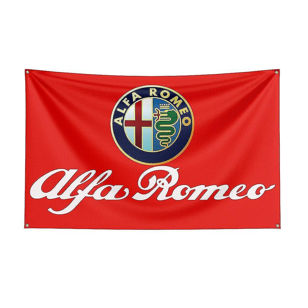 Unbrand Huamade 3x5ft Alfa Romeos Racing Car Flag For Decor-sy E 120 x 180cm