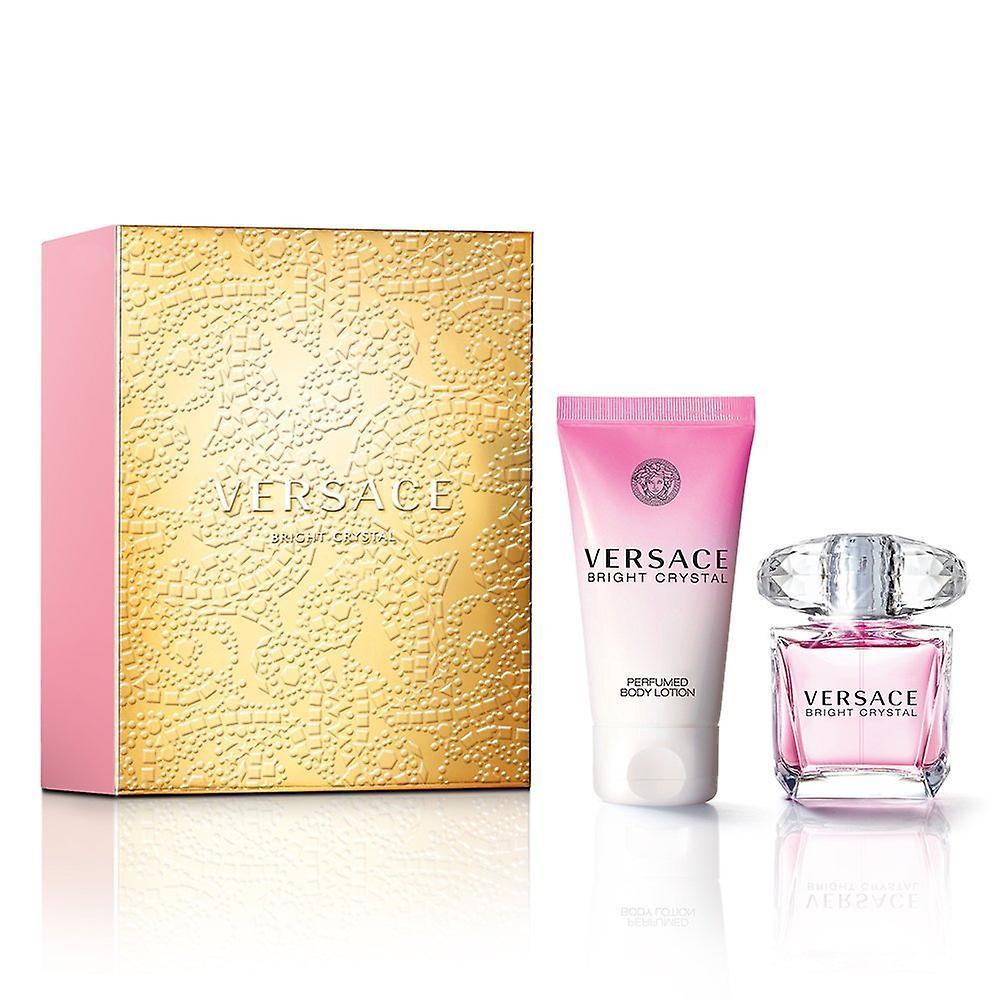 Versace Bright Crystal Gift Set 50ml EDT + 100ml Body Lotion