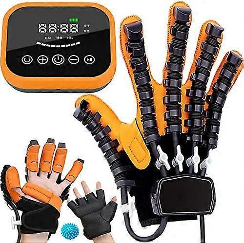 Usiful Rehabilitation Robot Gloves Hemiplegia Hand Stroke Recovery Equipment, Finger Exerciser & Hand Strengthener Physical Therapy Equipment Left ...