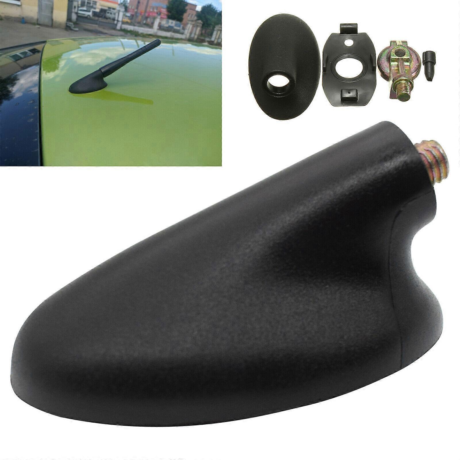 Vehicle Antenna For Ford Fiesta Fusion Focus 1995-2011 Aerial Antenna Oval Base Black Car AM/FM Radio Aerial Roof Mount Base